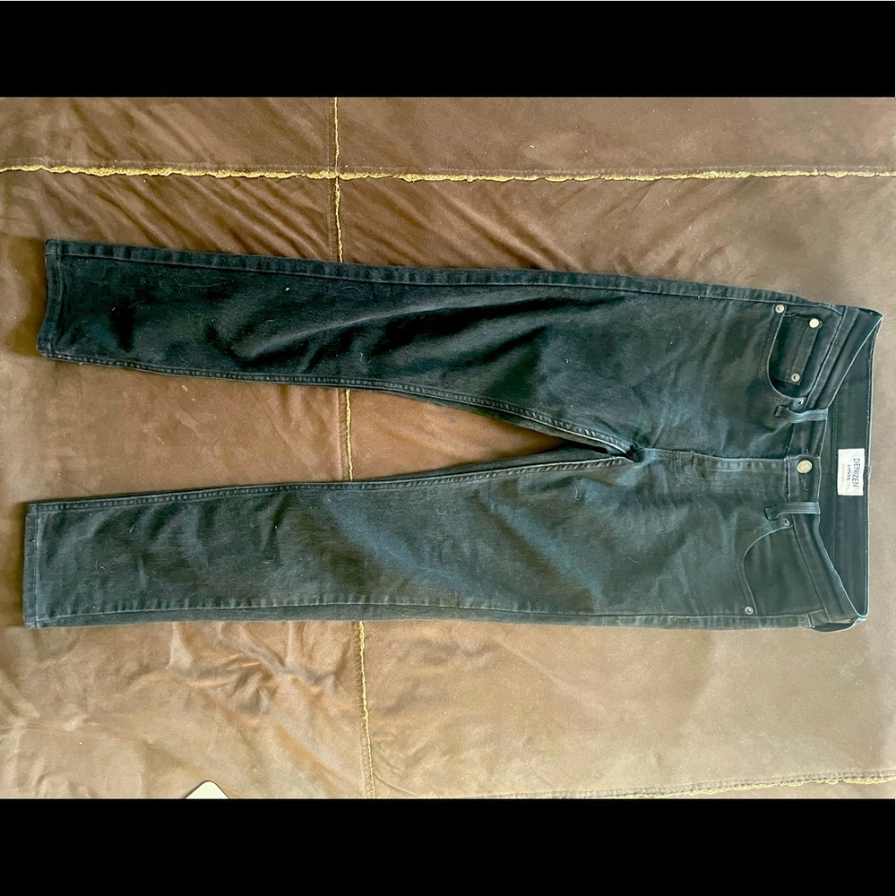 levi womens black skinny jeans 288